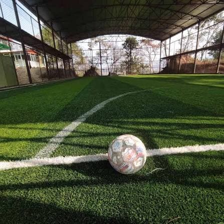 A ground owner's futsal court, ready for bookings